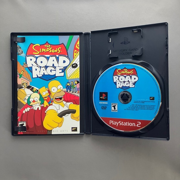 Sony PlayStation2 The Simpsons Road Rage Video Game for Teen, used, LN condition - Picture 3 of 3